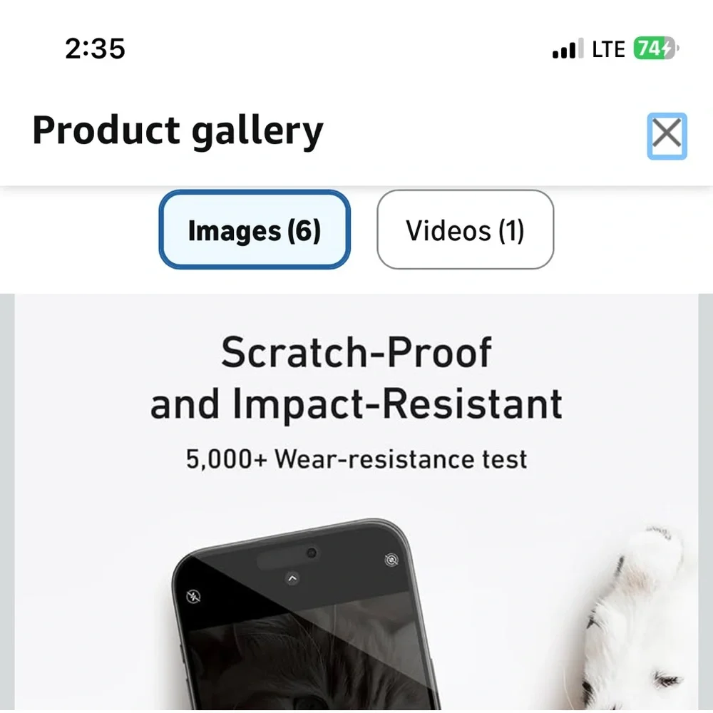 Anker 2 Pack for iPhone 14 Pro Max Privacy Screen Protector, Anti-Spy (2-Pack)